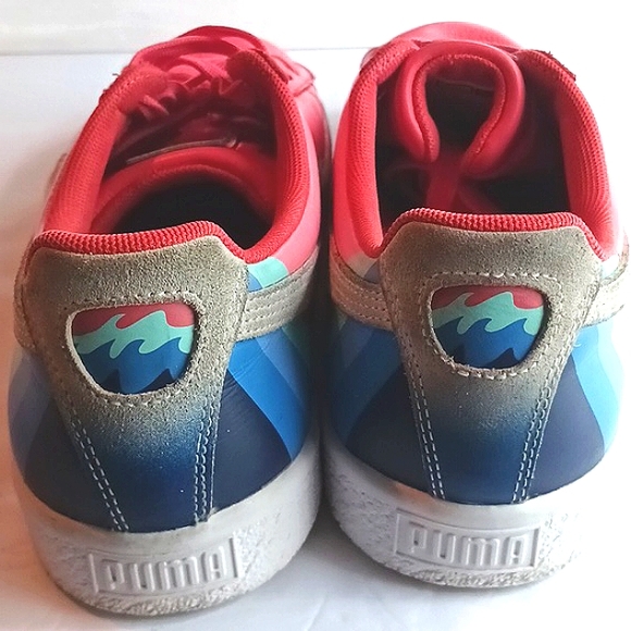 PUMA Clyde Dolphin Porcelain Rose Size 11.5 Sneakers - Picture 2 of 14